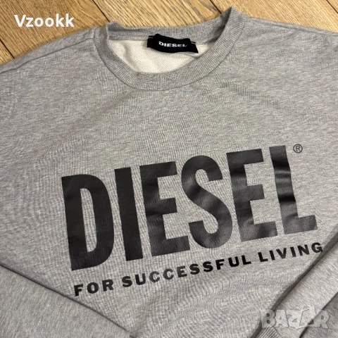 Мъжка блуза Diesel Divison Logo | L размер, снимка 2 - Блузи - 52871615