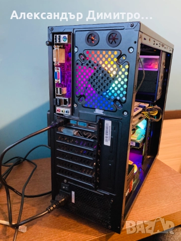 Геймърски Intel I7 3770s,RX 580 4GB,16GB RAM,128 GB SSD+1TB HDD WIFI, снимка 5 - Геймърски - 52673175