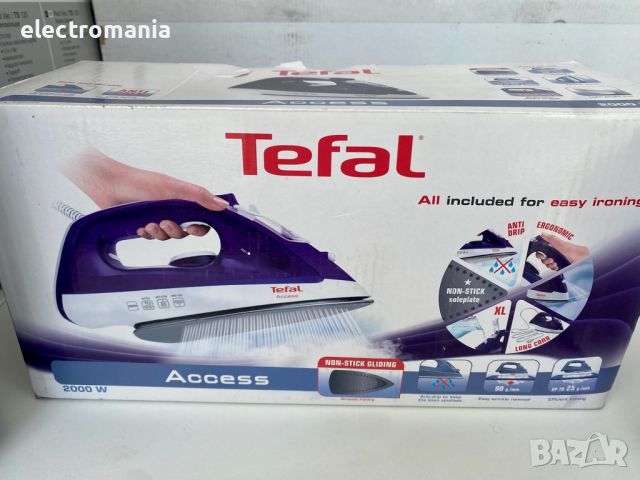 парна ютия ,Tefal’ Access FV1526, снимка 7 - Ютии - 46070431