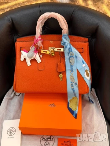 висококачествени чанти HERMES BİRKİN BAG : 35 cm x 18 cm , снимка 9 - Чанти - 51207921