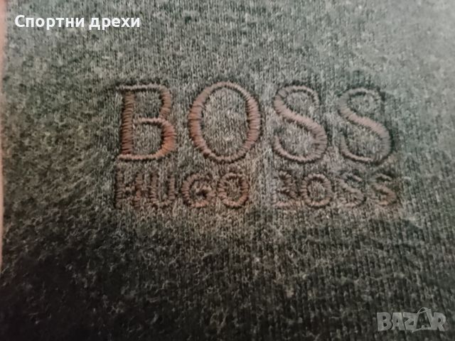 Сива блуза  с дълъг ръкав Hugo Boss (XL), снимка 7 - Тениски - 46226437