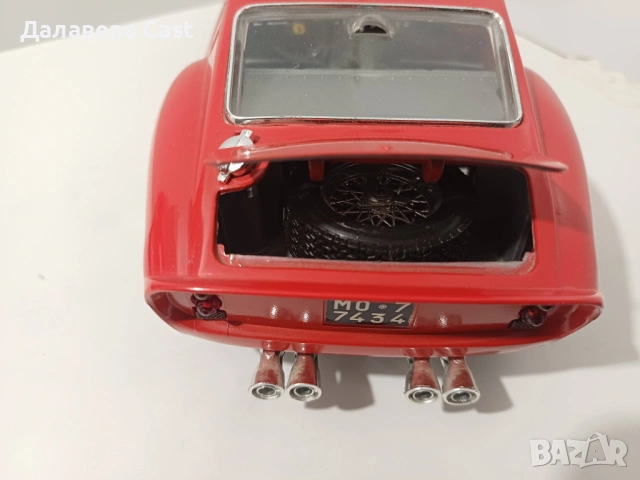 1/18 Ferrari GTO 1962 Bburago Italy , снимка 10 - Колекции - 54181525