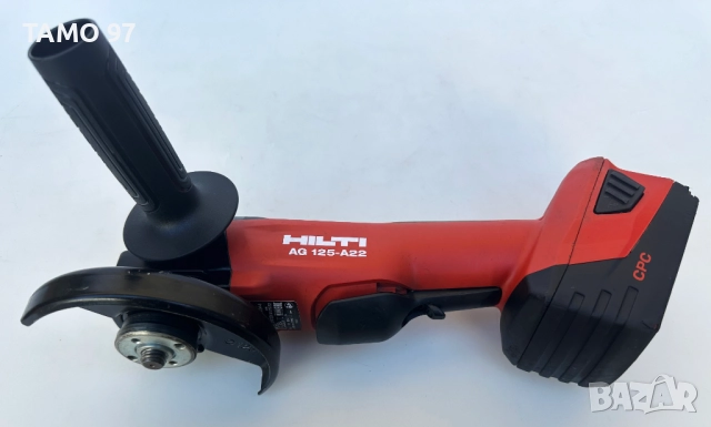 Hilti AG 125-A22 - Безчетков акумулаторен ъглошлайф 2x22V 5.2Ah перфектен!, снимка 2 - Други инструменти - 52272521