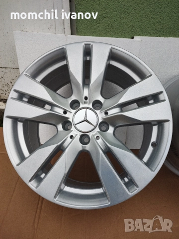 17" оригинални джанти за Мерцедес "BORBET", спорт пакет, 5х112 с ц.о. 66,6, снимка 4 - Гуми и джанти - 52595254