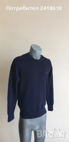 Tommy Hilfiger Cotton Knit Mens Size S  ОРИГИНАЛ! Мъжки Памучен Пуловер!, снимка 2 - Пуловери - 49336807