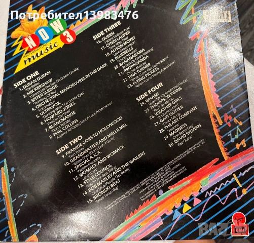 Двойна плоча NOW THAT’S WHAT I CALL MUSIC 3, снимка 2 - Грамофонни плочи - 53433505