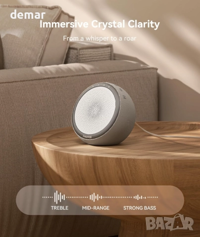 Dreamegg машина за бял шум за възрастни,10W Hi-Fi,29 успокояващи звука, снимка 3 - Друга електроника - 52709326