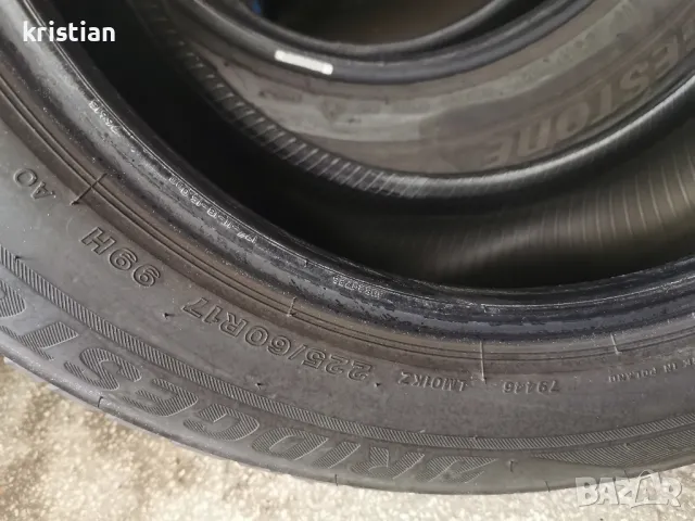 225 60 17 bridgestone 2бр , снимка 5 - Гуми и джанти - 48611001