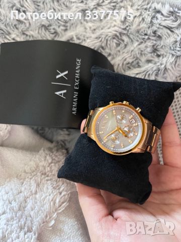 Armani Exchange часовник rose gold 