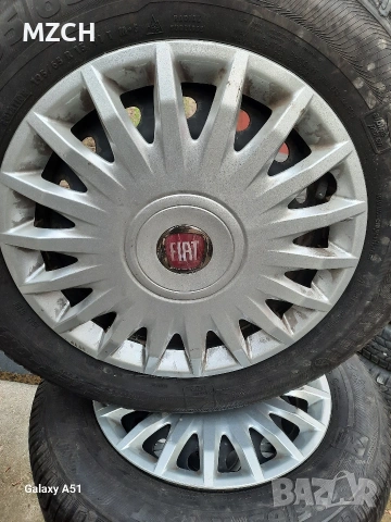 тенекиени джанти с гуми зимни за фият, 15цола 