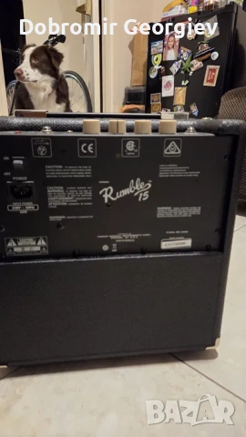 Fender Rumble 15 бас комбо усилвател - отлично състояние, снимка 5 - Ресийвъри, усилватели, смесителни пултове - 53540294