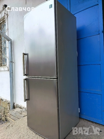 Хладилник с фризер Bosch 170 см инокс, снимка 2 - Хладилници - 53945372