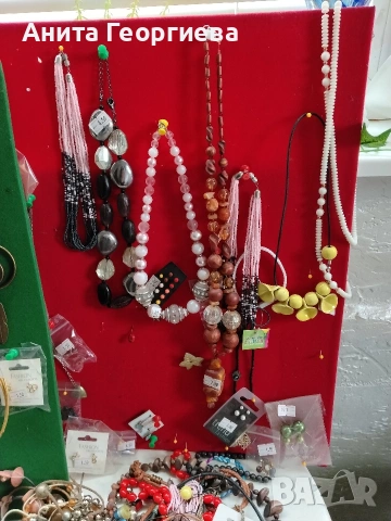 Гердани обеци пръстени брошки Лот, снимка 5 - Колиета, медальони, синджири - 53906399