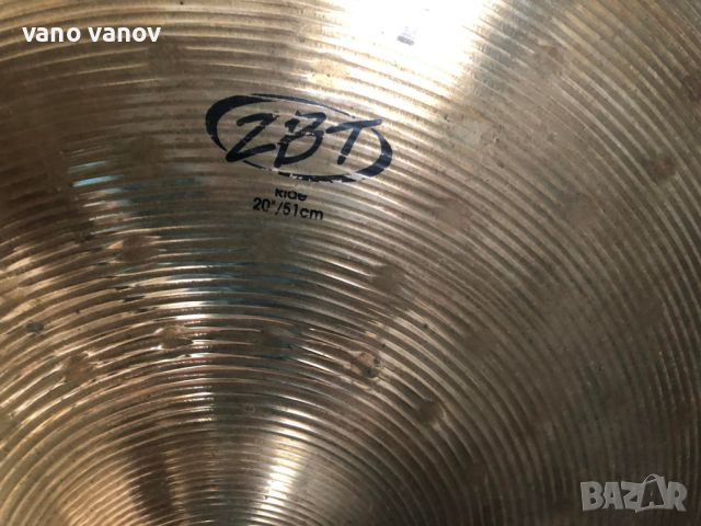 Райд чинел ZILDJIAN zbt 20'', снимка 2 - Ударни инструменти - 46506814