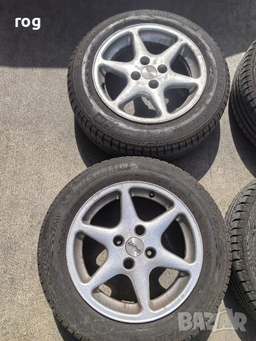 Гуми с джанти 4*100, снимка 4 - Гуми и джанти - 54122269