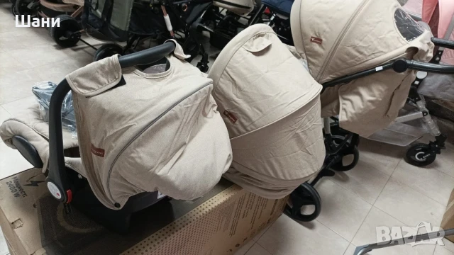 👶🍼 Комбинирана детска количка Noble 3в1 — пълен комплект!, снимка 5 - Детски колички - 50978321
