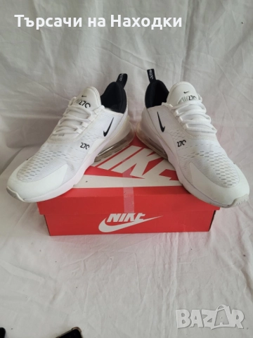 Мъжки маратонки Nike Air Max 270 White Размер US 12 EU 46 UK 11, снимка 12 - Кецове - 52475001