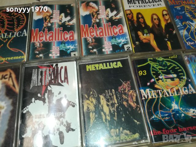 METALLICA ЛОТ 12 КАСЕТИ 300ЛВ 1206241350, снимка 4 - Аудио касети - 46168900