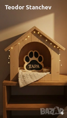 Персонализирана дървена табела "Лапа", снимка 5 - Декорация за дома - 53446827