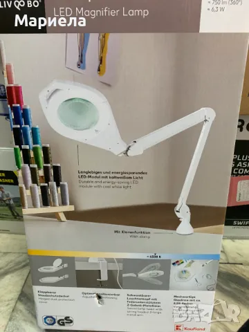 LED лупа Лампа / Лампа с лупа / Лампа с щипка за плетене , четене и козметични салони