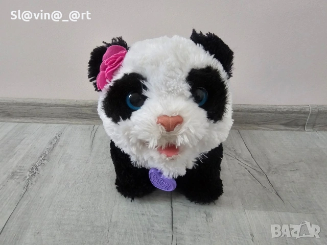 Интерактивна плюшена играчка Furreal Friends Панда Pom-Pom, снимка 5 - Плюшени играчки - 53382982