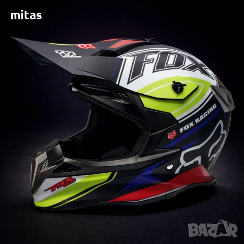 Кросова каска FOX, Full Face, DOT Сертификат, Размер: L, снимка 2 - Аксесоари за велосипеди - 47280976