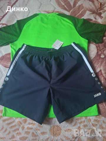 Две фланелки и гащета JAKO!Всичко за 15 евро!, снимка 5 - Спортни дрехи, екипи - 53725261