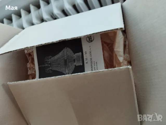 Чешки кристален полилей уникален, елегантен, неразопакован, снимка 13 - Полилеи - 50370965