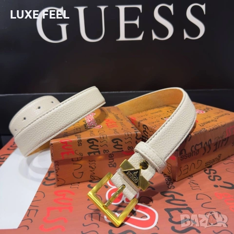 GUESS 💎 Естествена Кожа , снимка 2 - Колани - 53863649