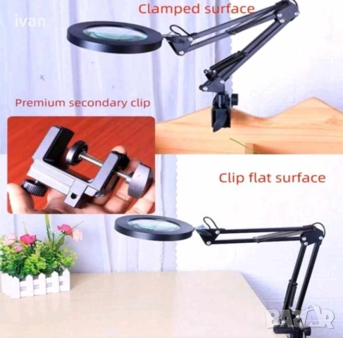 увеличителни лупа с лед лампа с три режима. , снимка 6 - Телфери - 53124854