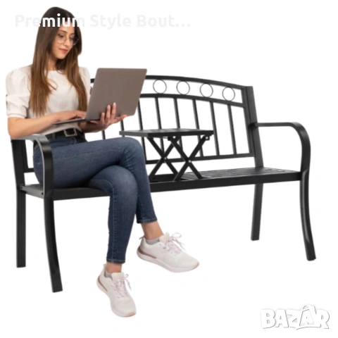 Градинска пейка 2 в 1 с разтегателна маса - удобство и функционалност, снимка 7 - Градински мебели, декорация  - 53822653