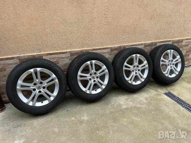 Джанти за PEUGEOT 16 , 5x108 , 7J + гуми 215/60/16  зимни, снимка 3 - Гуми и джанти - 48457152