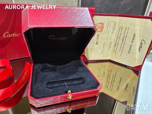 CARTIER Пълен Комплект Кутия и Сертификат за LOVE и NAIL Гривни, снимка 2 - Гривни - 52818974