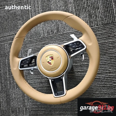 Кожен Волан Порше Porsche GT3 911 Cayenne Cayman Panamera Carrera Boxter 991 997, снимка 3 - Части - 46740256