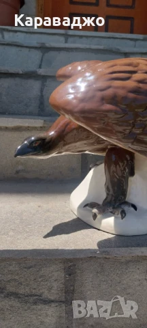 Голям Порцеланов Орел, снимка 2 - Статуетки - 50527604