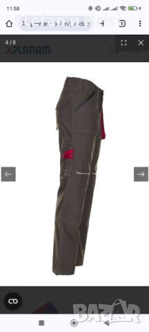 Работен панталон модел Basalt Planam, снимка 6 - Панталони - 46413741
