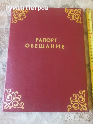 Папки Рапорт обещание, БГ, соц.