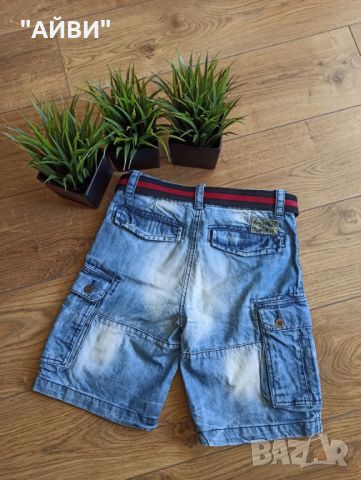 къси дънки, панталонки и тениски за момче, снимка 8 - Детски къси панталони - 45421620
