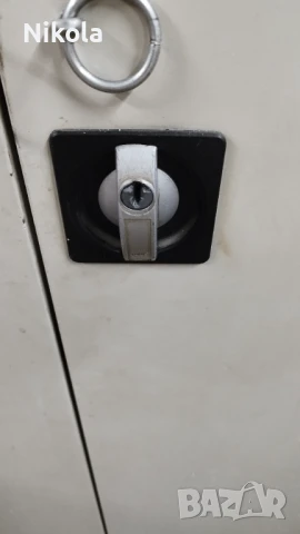 Метален Шкаф - рафтове 80/44/198 см за съхранение с халки за катинар, снимка 3 - Шкафове и рафтове - 49375491