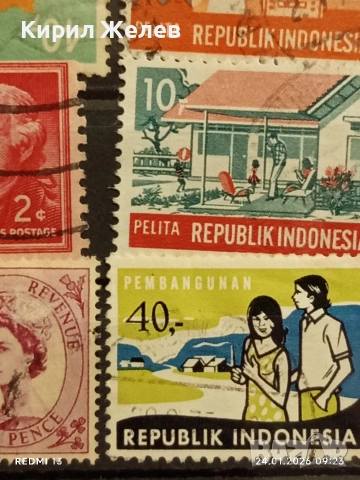 Стари пощенски марки от цял свят смесени БЕЛГИЯ, АМЕРИКА, ИНДОНЕЗИЯ за КОЛЕКЦИЯ 51990, снимка 11 - Филателия - 53207980