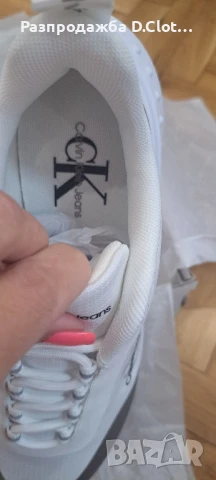 Calvin klein бели дамски маратонки , снимка 4 - Маратонки - 51087648