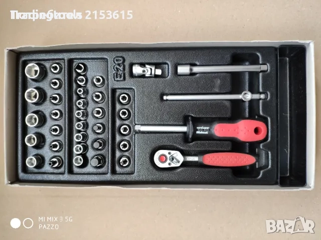 Carolus /Gedore /гидория 1/4 37 части тресчотка с вложки,, снимка 2 - Гедорета - 52864328