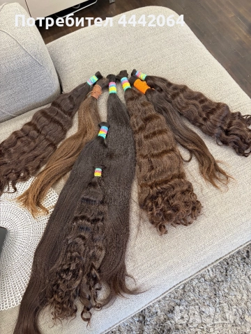 Естествена коса в различни цветове, снимка 8 - Продукти за коса - 52424077