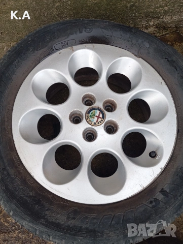 Оригинални джанти Alfa Romeo 15, снимка 4 - Гуми и джанти - 53025306