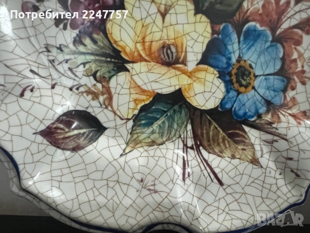 Винтидж италианска чиния , снимка 3 - Антикварни и старинни предмети - 52526193