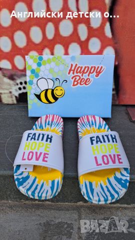 Английски дамски чехли Happy Bee, снимка 1 - Джапанки - 46316914