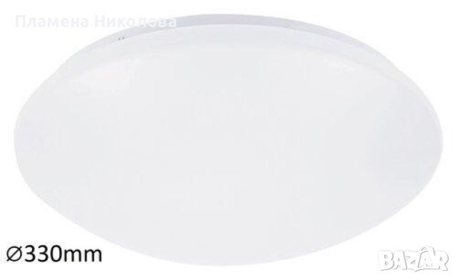 LED плафон за баня Simple, 18W, IP 44, снимка 2 - Лед осветление - 46729921