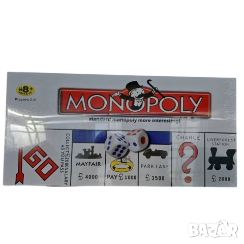Monopoly – Класическа икономическа настолна игра за цялото семейство, снимка 5 - Настолни игри - 50409085