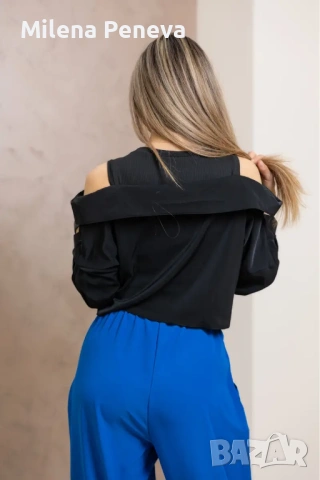 Елегантна блуза, снимка 5 - Блузи с дълъг ръкав и пуловери - 53335102