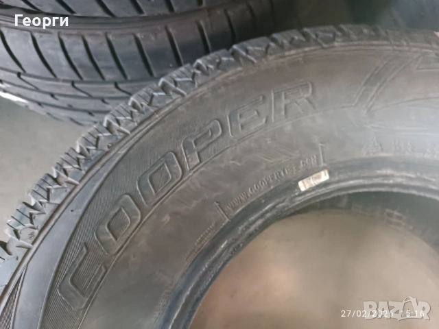 4бр.зимни гуми 245/70/16 Cooper, снимка 3 - Гуми и джанти - 53666592